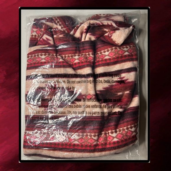 Maurice's Plus Size Geo Print 1/1 Zip Fleece Sweatshirt 1X & 2X - Picture 8 of 12